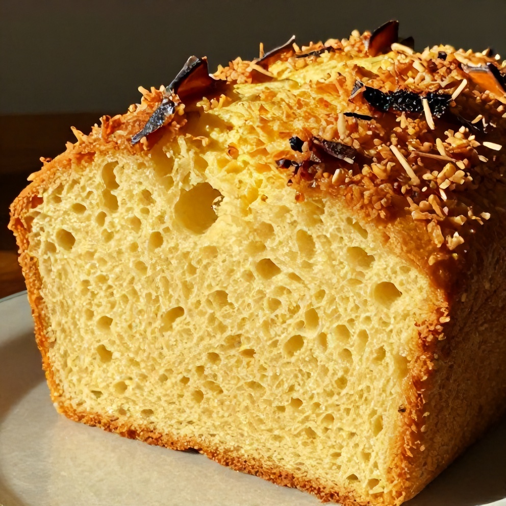 moist pineapple coconut bread