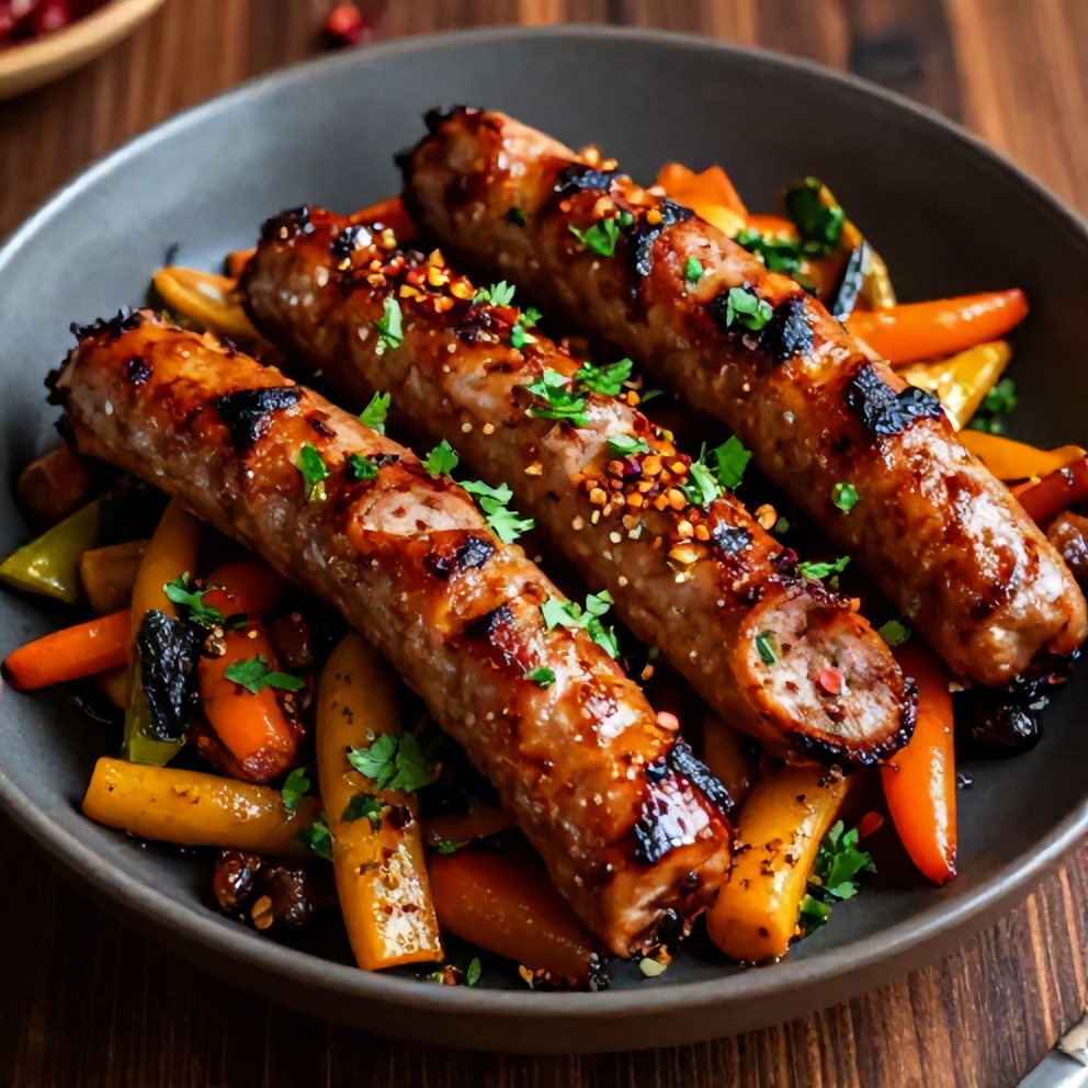 One-Pot Honey Garlic Kielbasa and Veggies Dinner Final