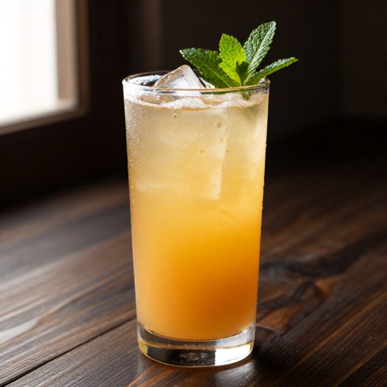 Peach Ginger Lemonade