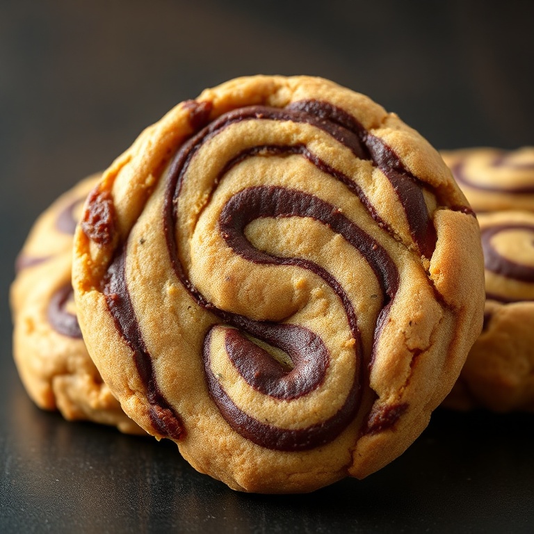 Peanut Butter Brownie Swirl Cookies