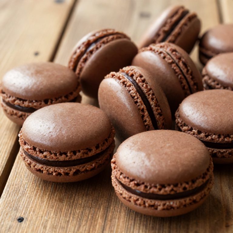 Perfect Chocolate Macarons