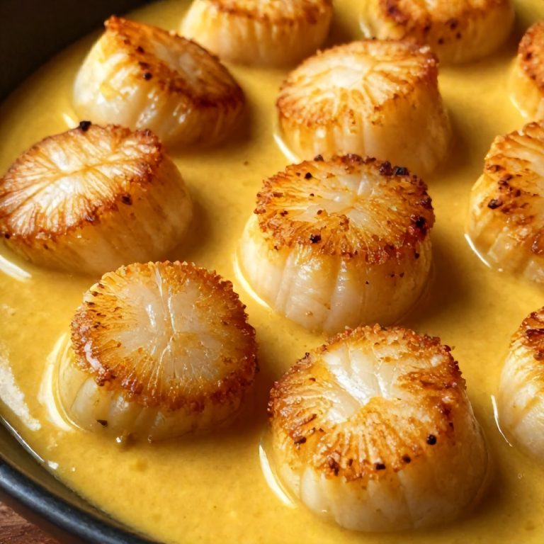 Quick Cajun Scallops