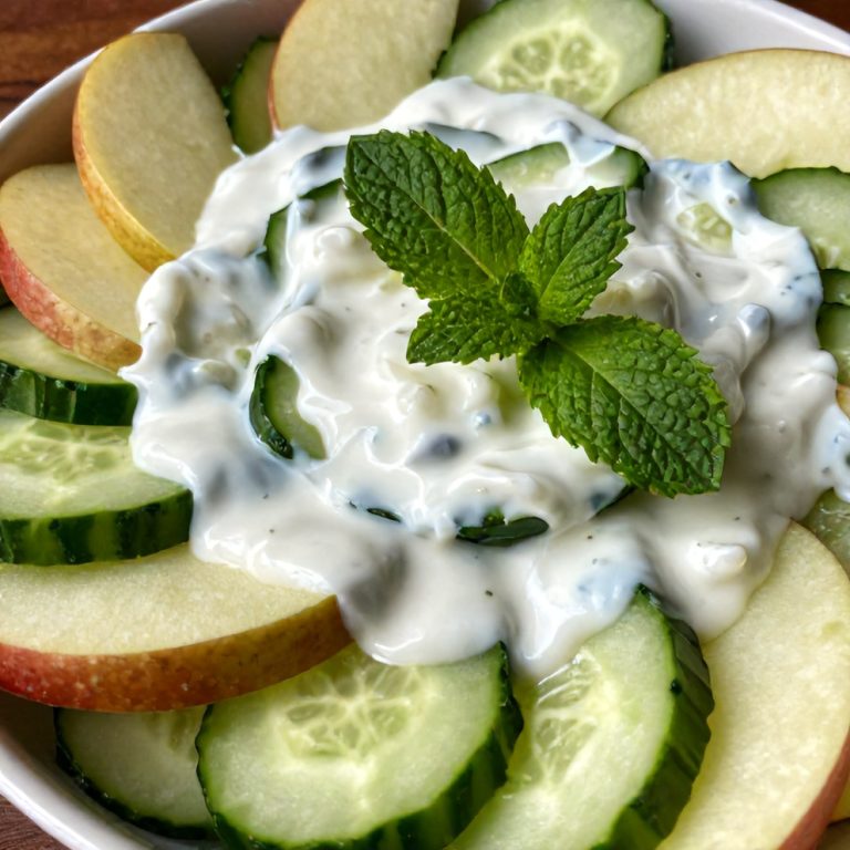 Refreshing Apple Cucumber Salad
