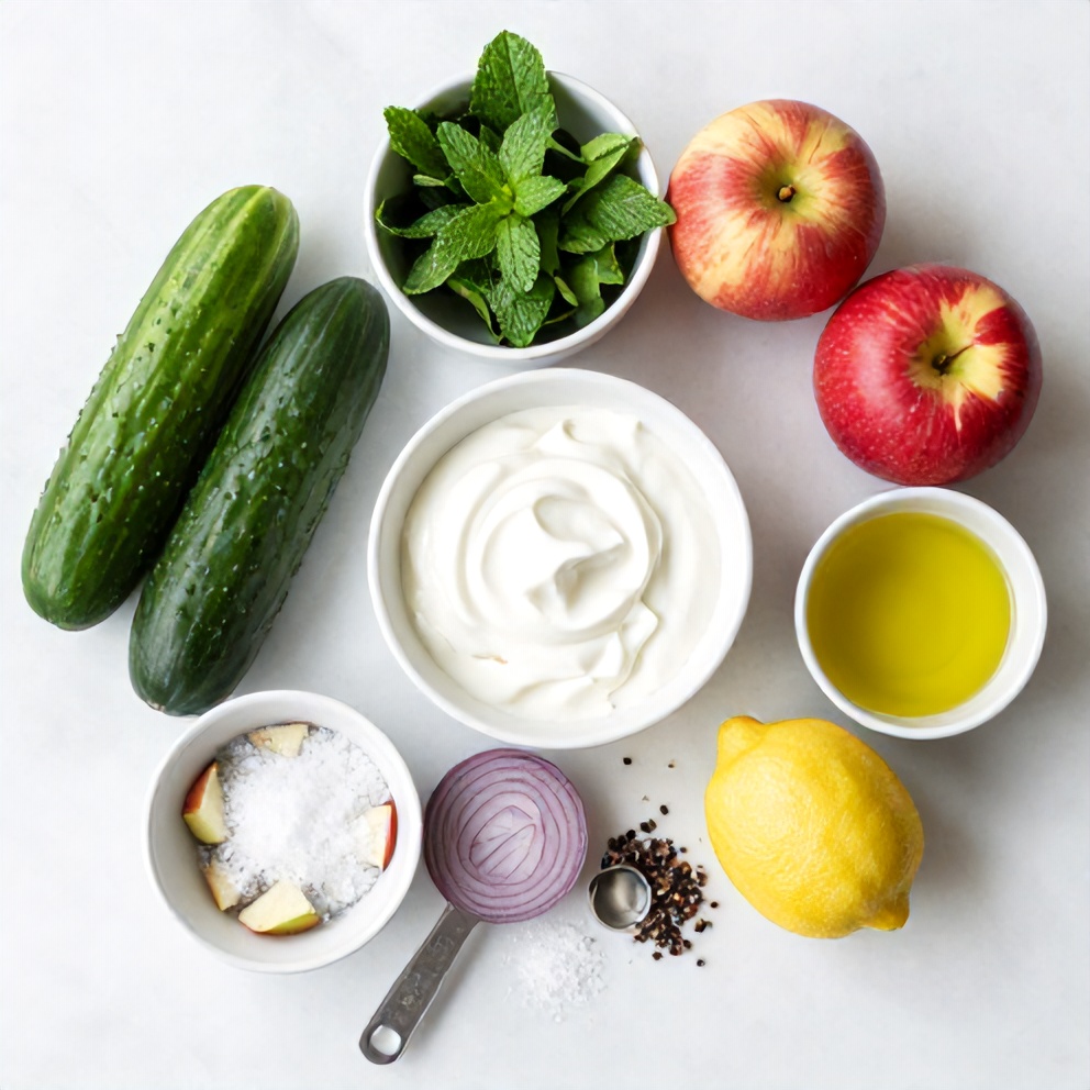 Apple Cucumber Salad Ingredients