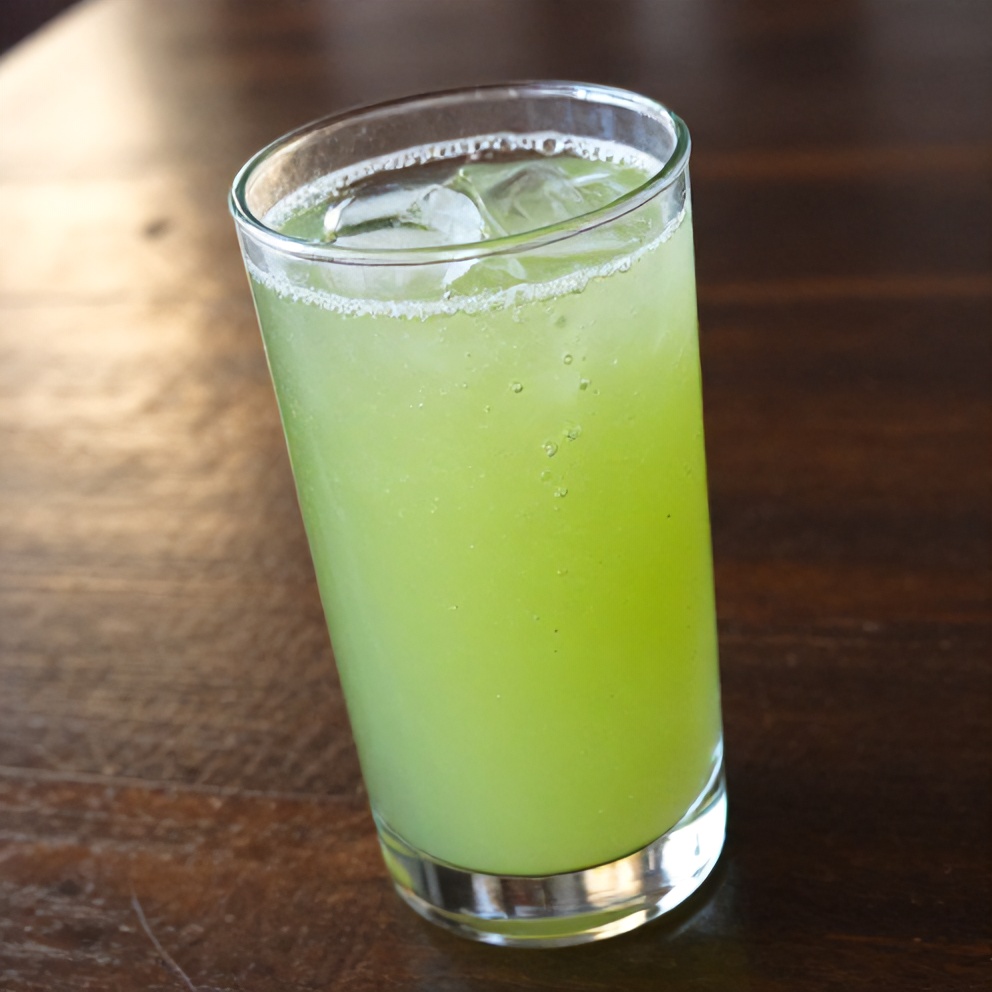 refreshing spring celery apple juice