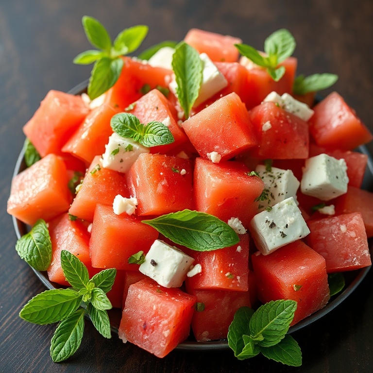 Refreshing Watermelon Feta Salad