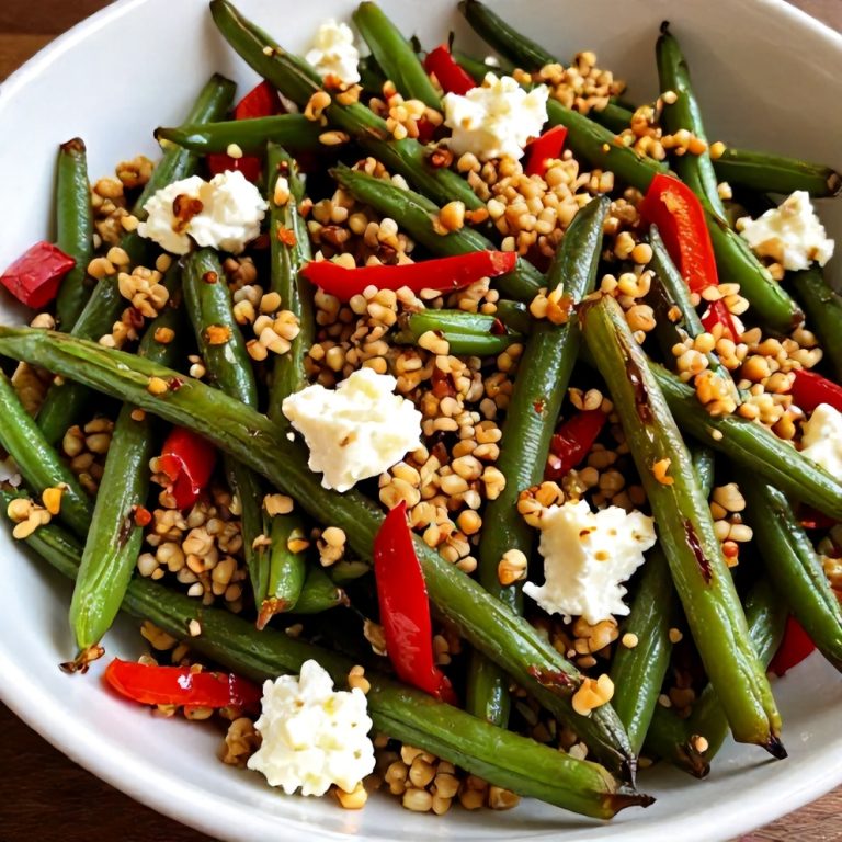 Roasted Green Bean Quinoa Salad