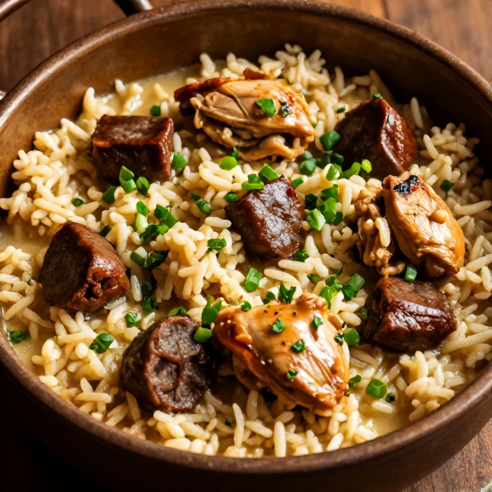 Plated Southern Chicken Bog