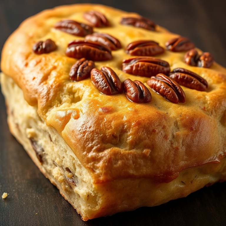 Sticky Pecan Focaccia