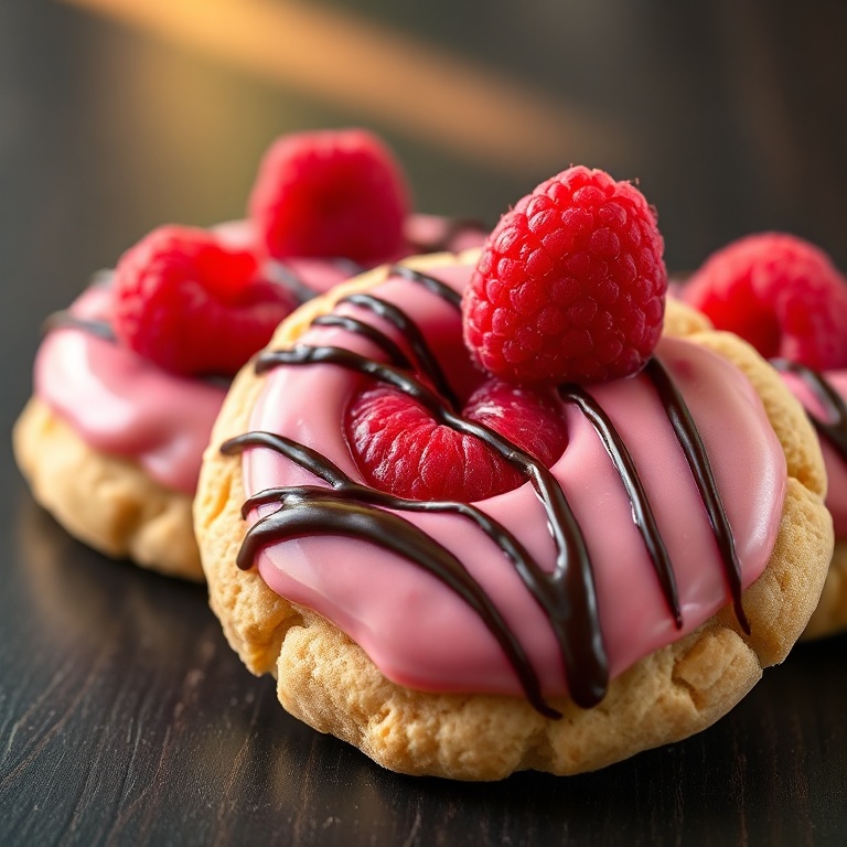 Valentine Ganache Cookies