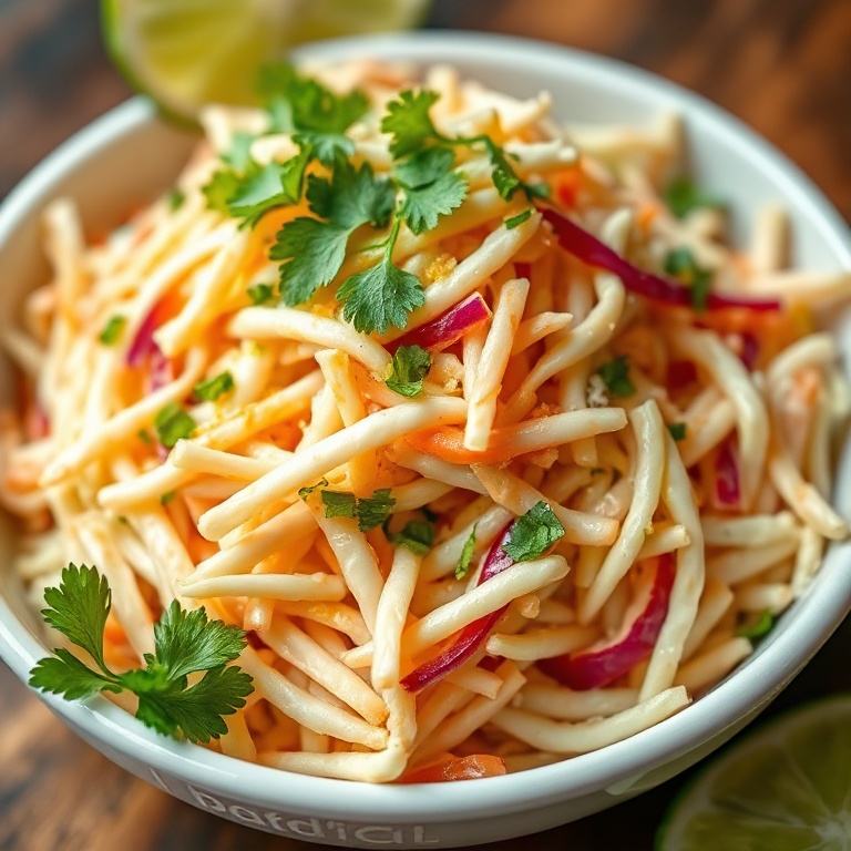 Zesty Mexican Coleslaw for Summer Dinner