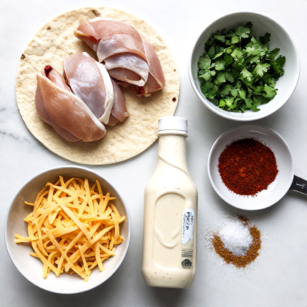 Chicken Ranch Quesadillas Ingredients