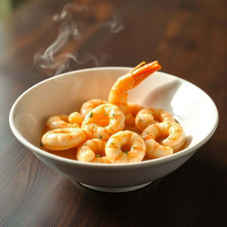 creamy garlic shrimp