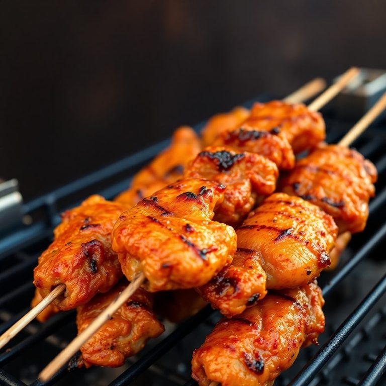 Bang Bang Chicken Skewers