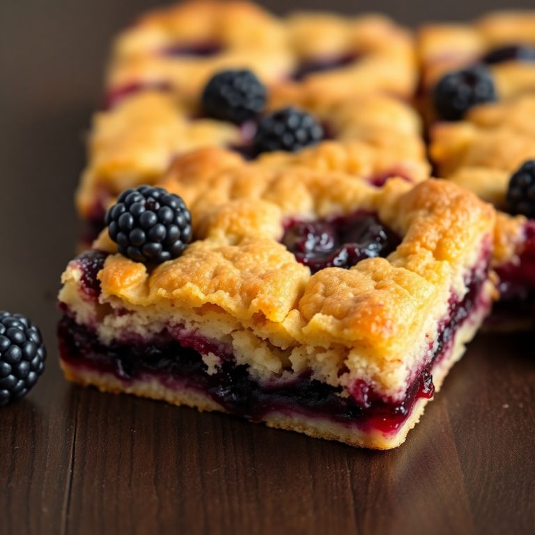 blackberry cobbler bars