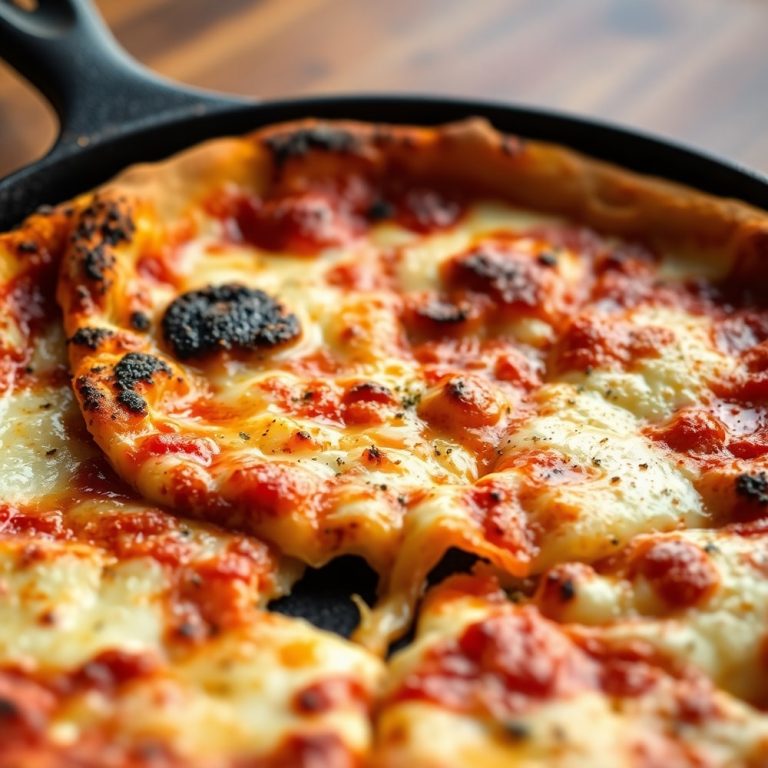 Crispy Cast Iron Skillet Pizza