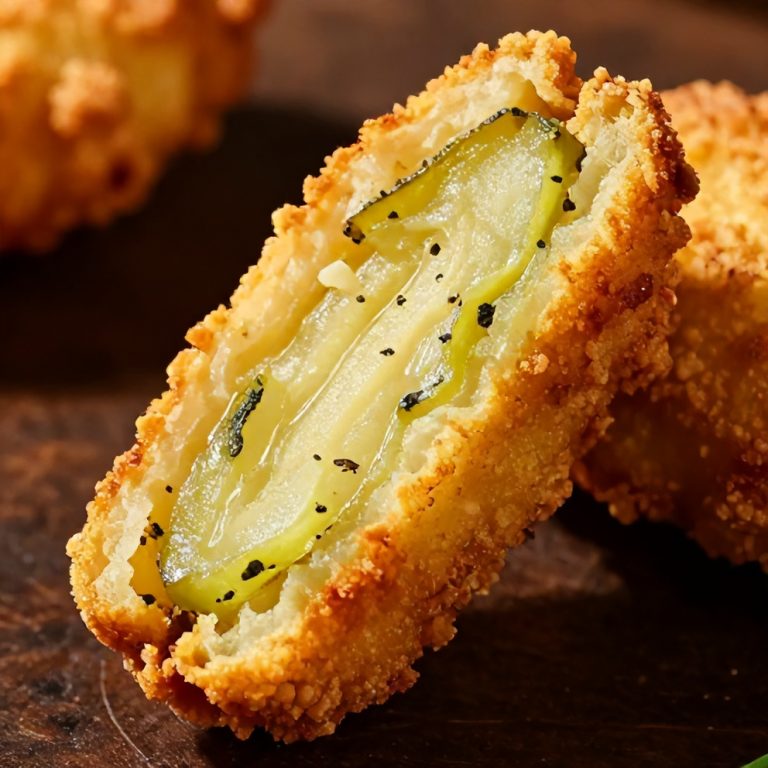 Crispy Dill Pickle Fritters