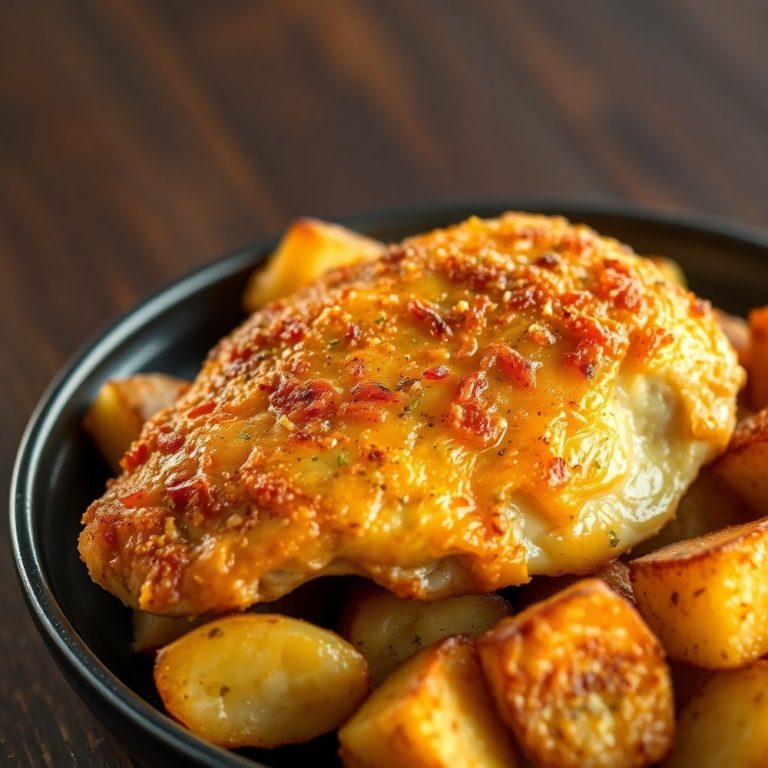 Garlic Parmesan Chicken and Potatoes