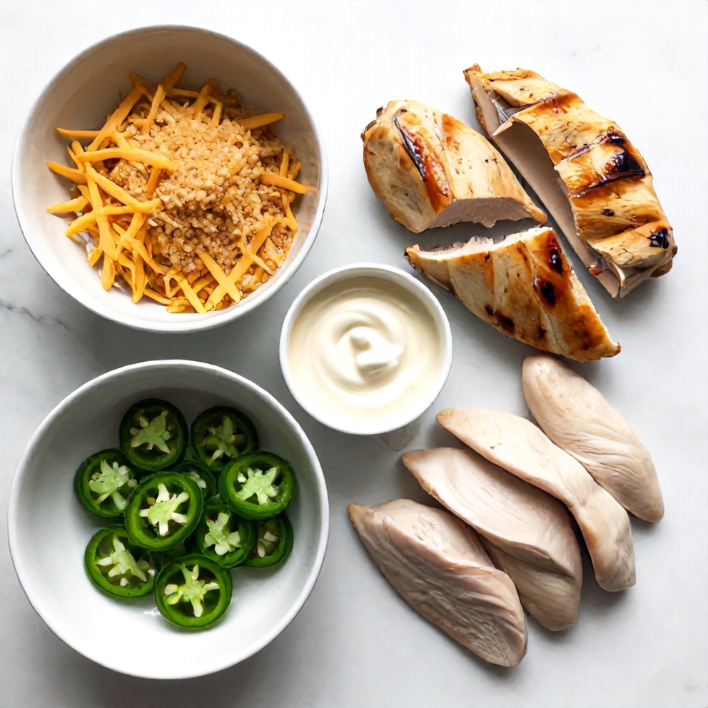 Jalapeño Popper Chicken Salad Ingredients