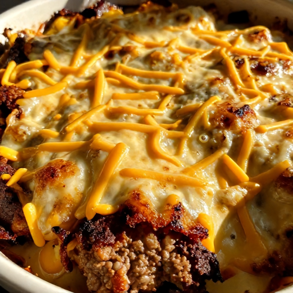 Amish Hamburger Steak Bake
