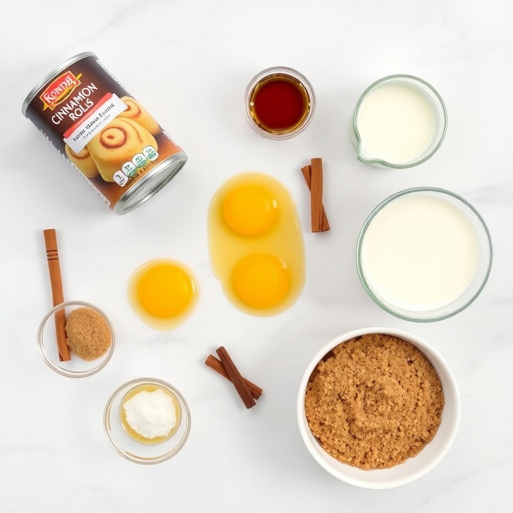 Cinnamon Roll Casserole Ingredients