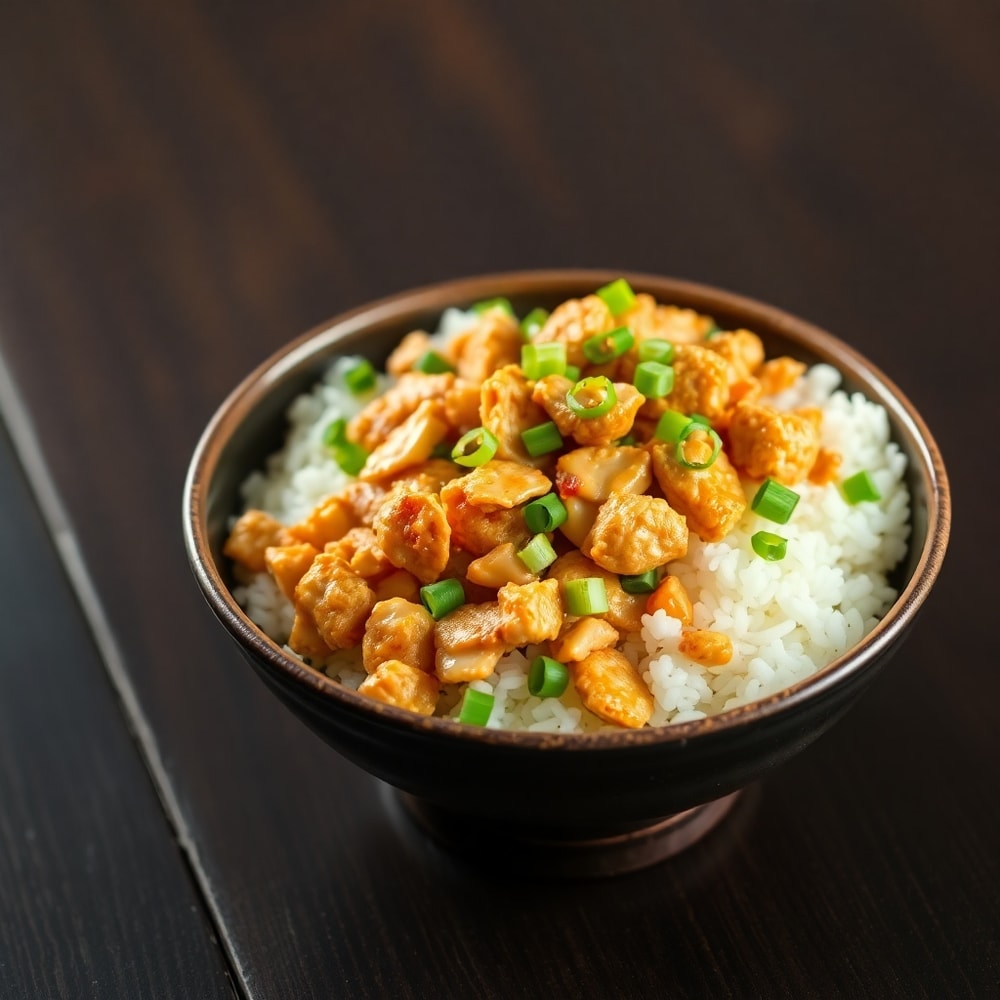 Easy Coconut Chicken Rice Bowl