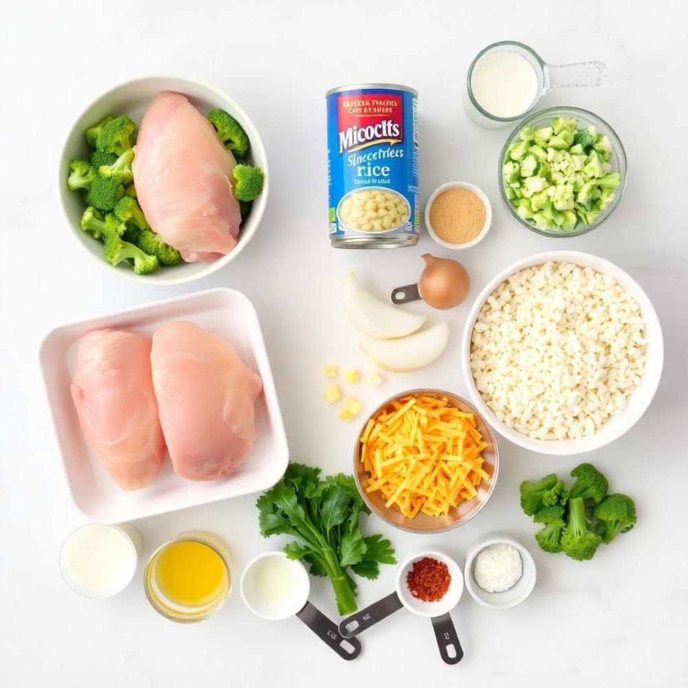Chicken Broccoli Rice Casserole Ingredients