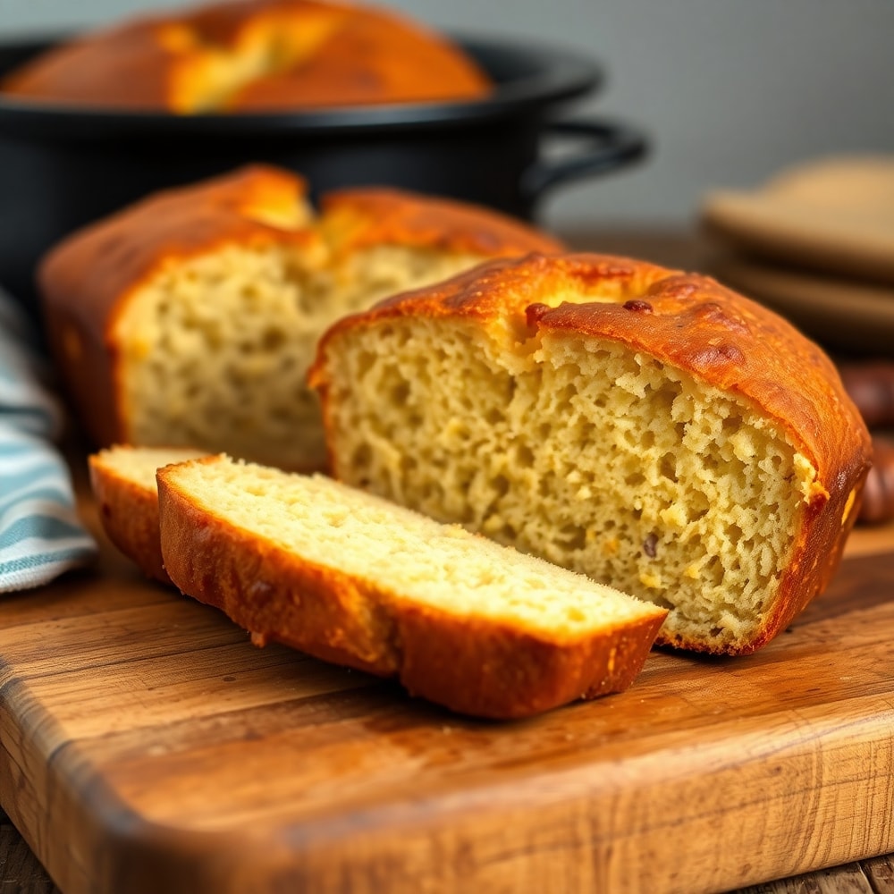 Freshly baked Crockpot Bread