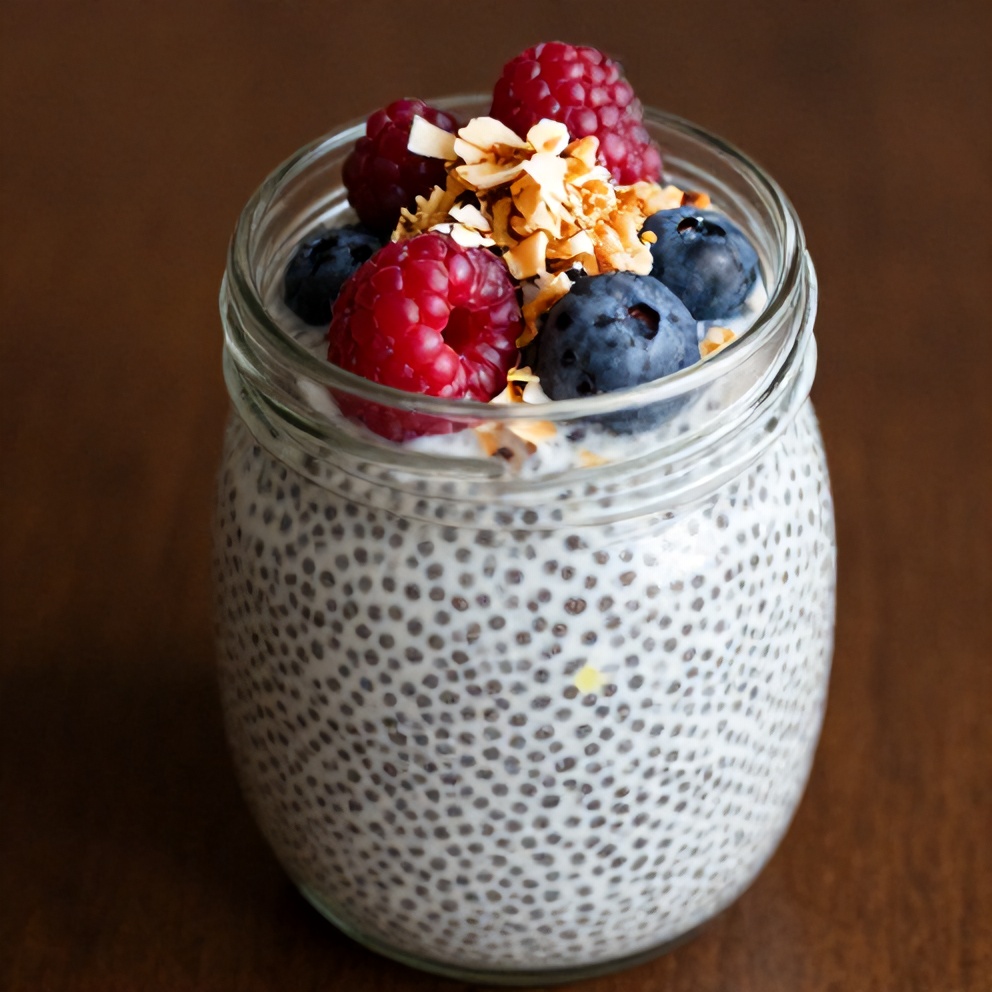 Lemon Curd Chia Pudding Ready to Serve