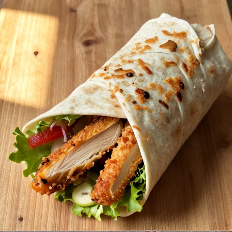 Easy Lunch Box Chicken Wrap
