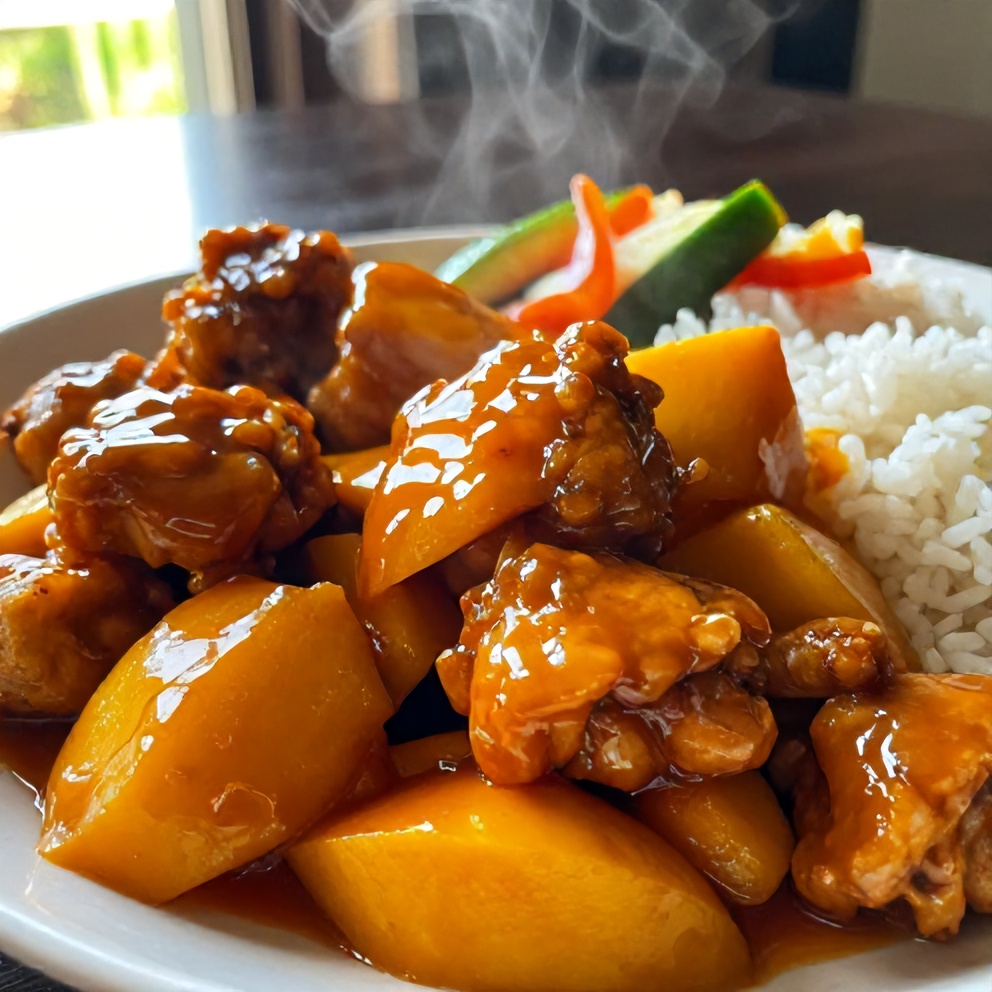Easy Mango Glazed Chicken