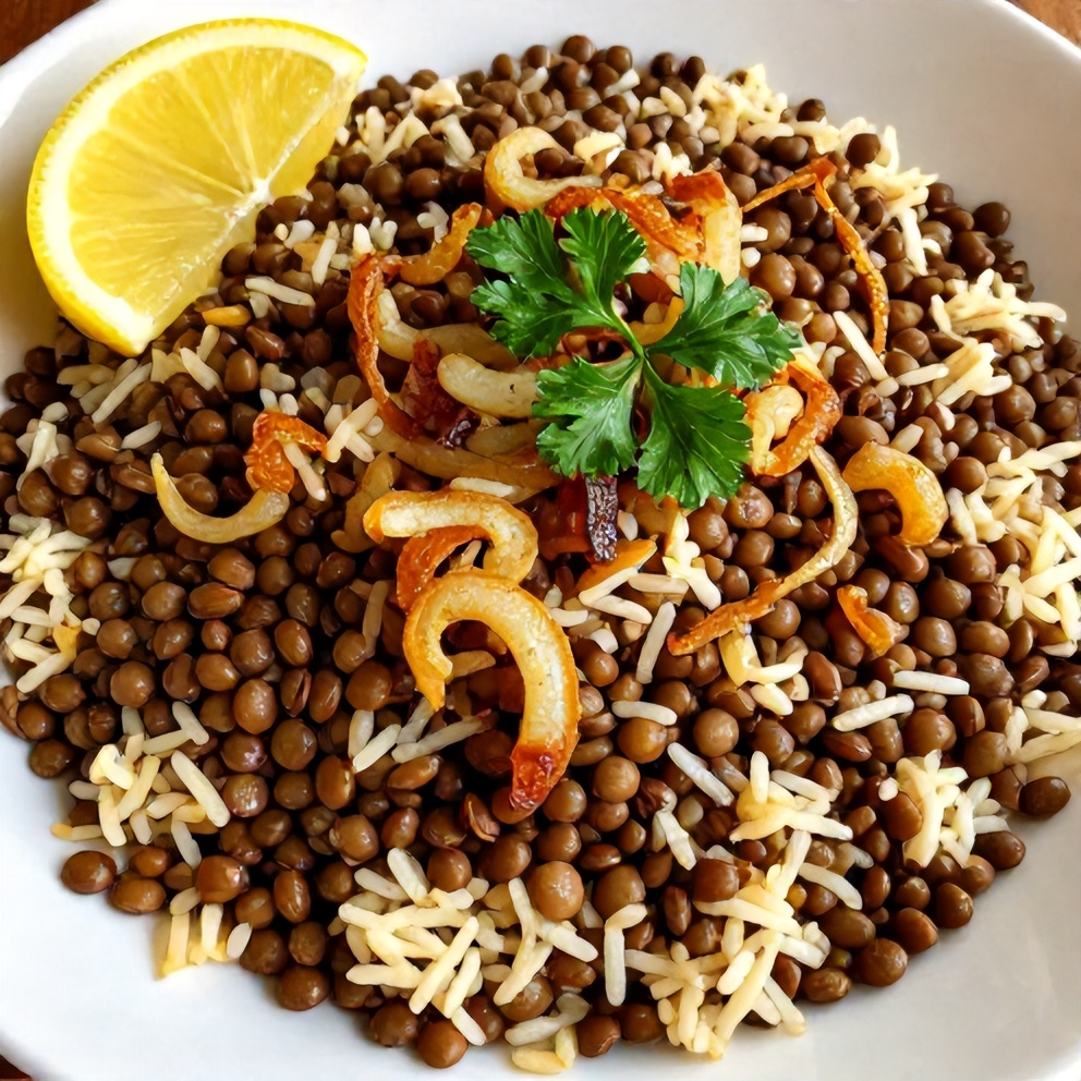 Easy Mujadara Dinner