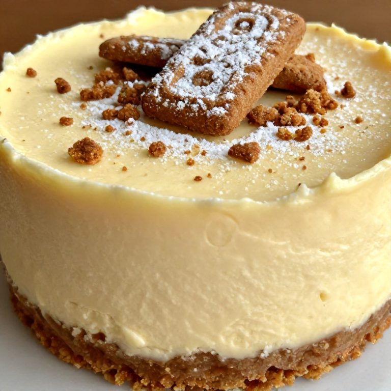 Easy No-Bake Biscoff Cheesecake Cups