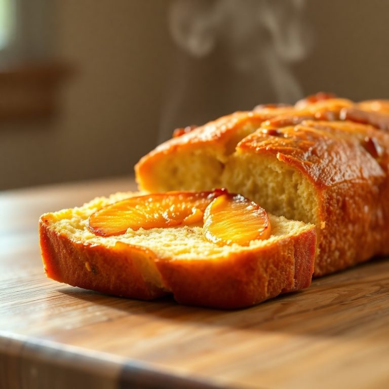 Easy Spiced Peach Bread