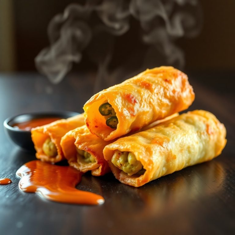 Jalapeno Popper Egg Rolls