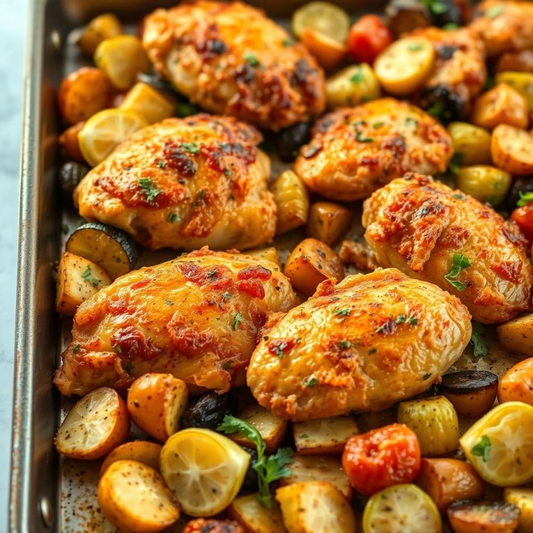 Lemon Herb Chicken and Vegetables