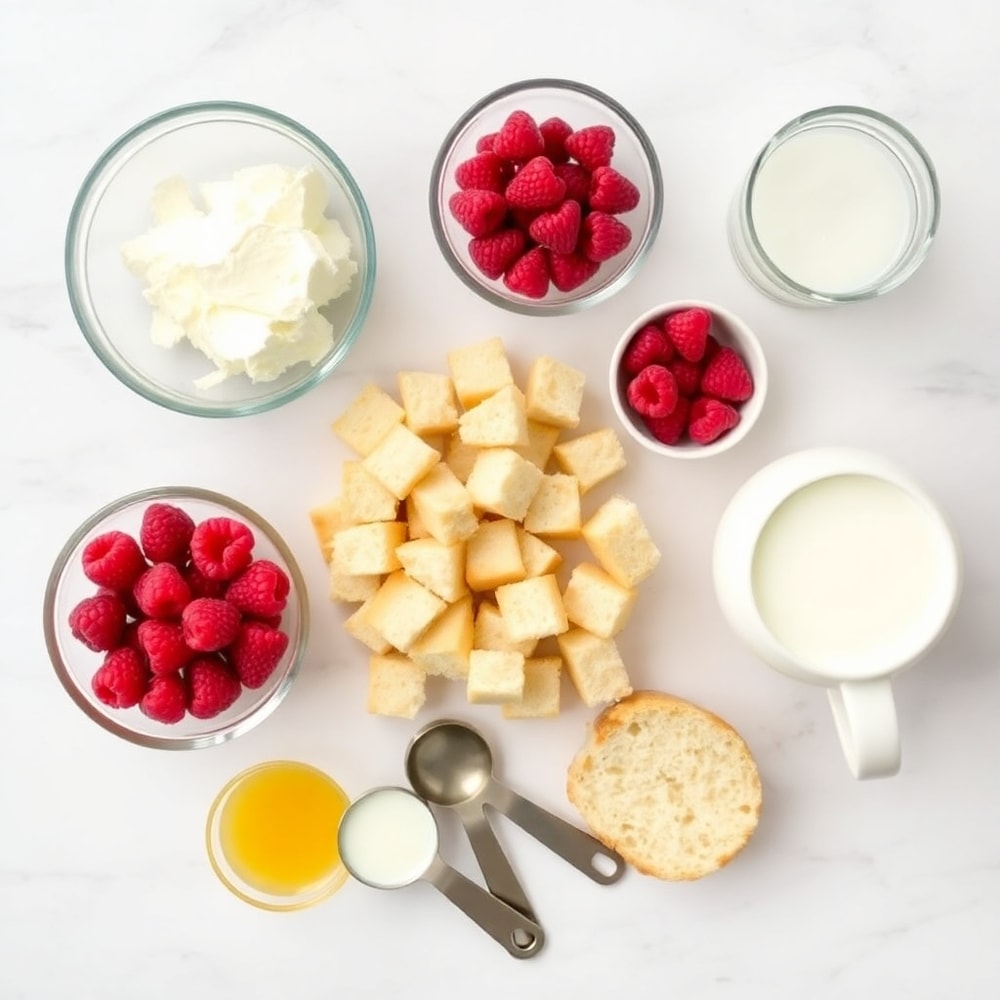 Raspberry Cheesecake French Toast Casserole Ingredients