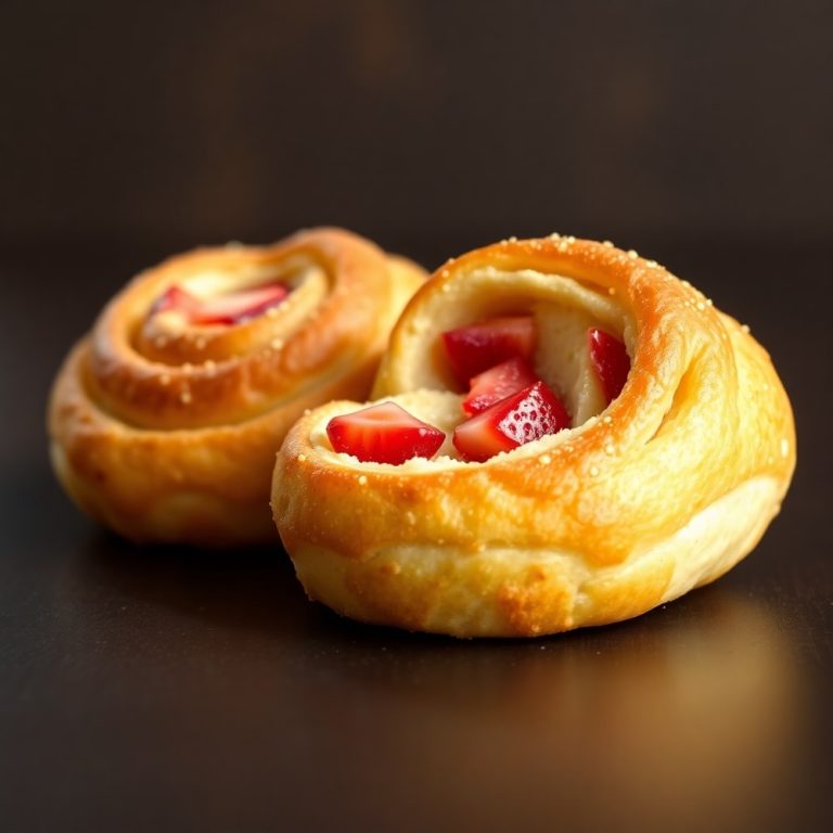 Strawberry Cheesecake Breakfast Rolls