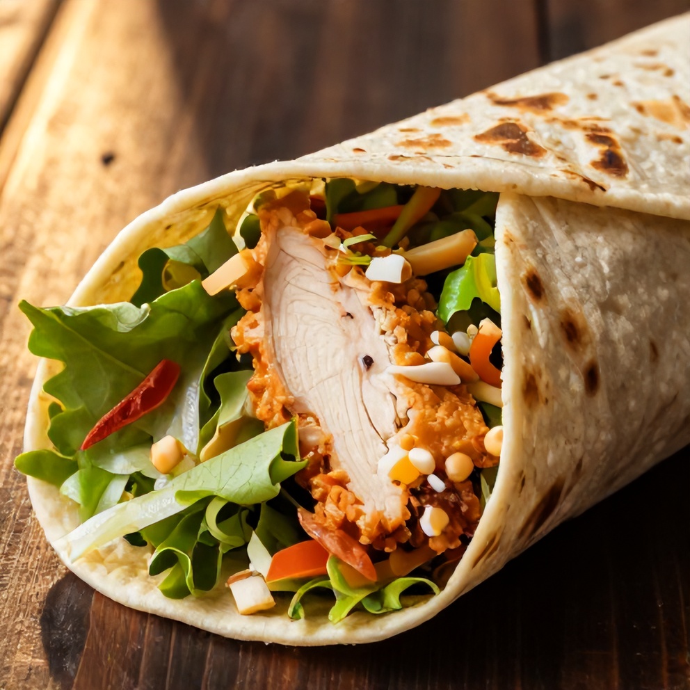 Thai Chicken Wrap