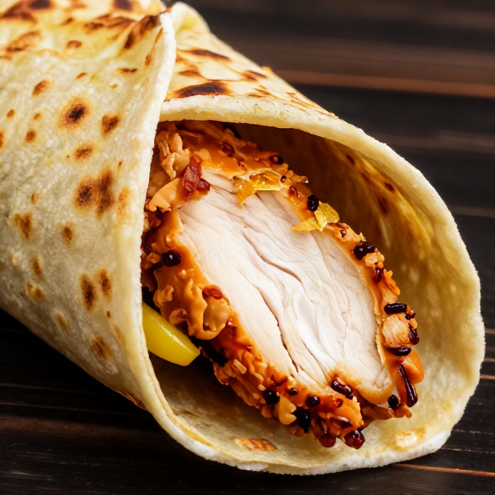Thai-Inspired Chicken Wrap